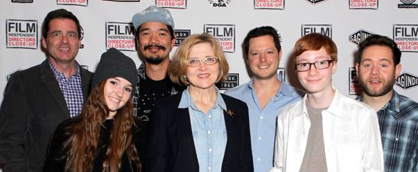 Alex Calloway with cast and crew of Short Term 12 at Film Independent Directors Close Up