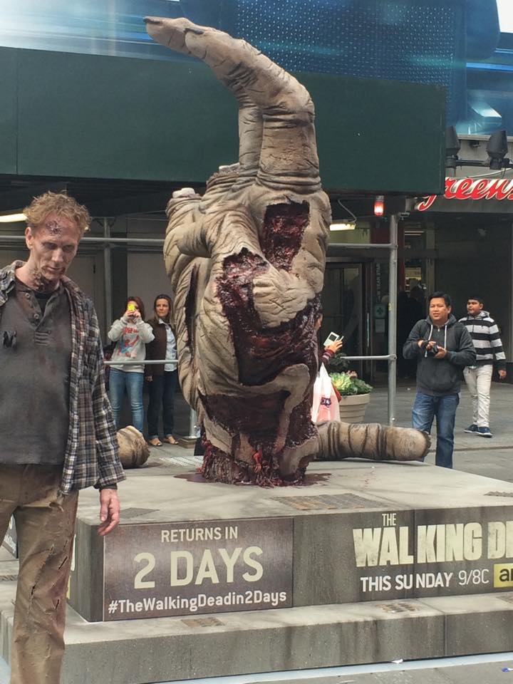 The Walking Dead - Promo. Times Square, NYC