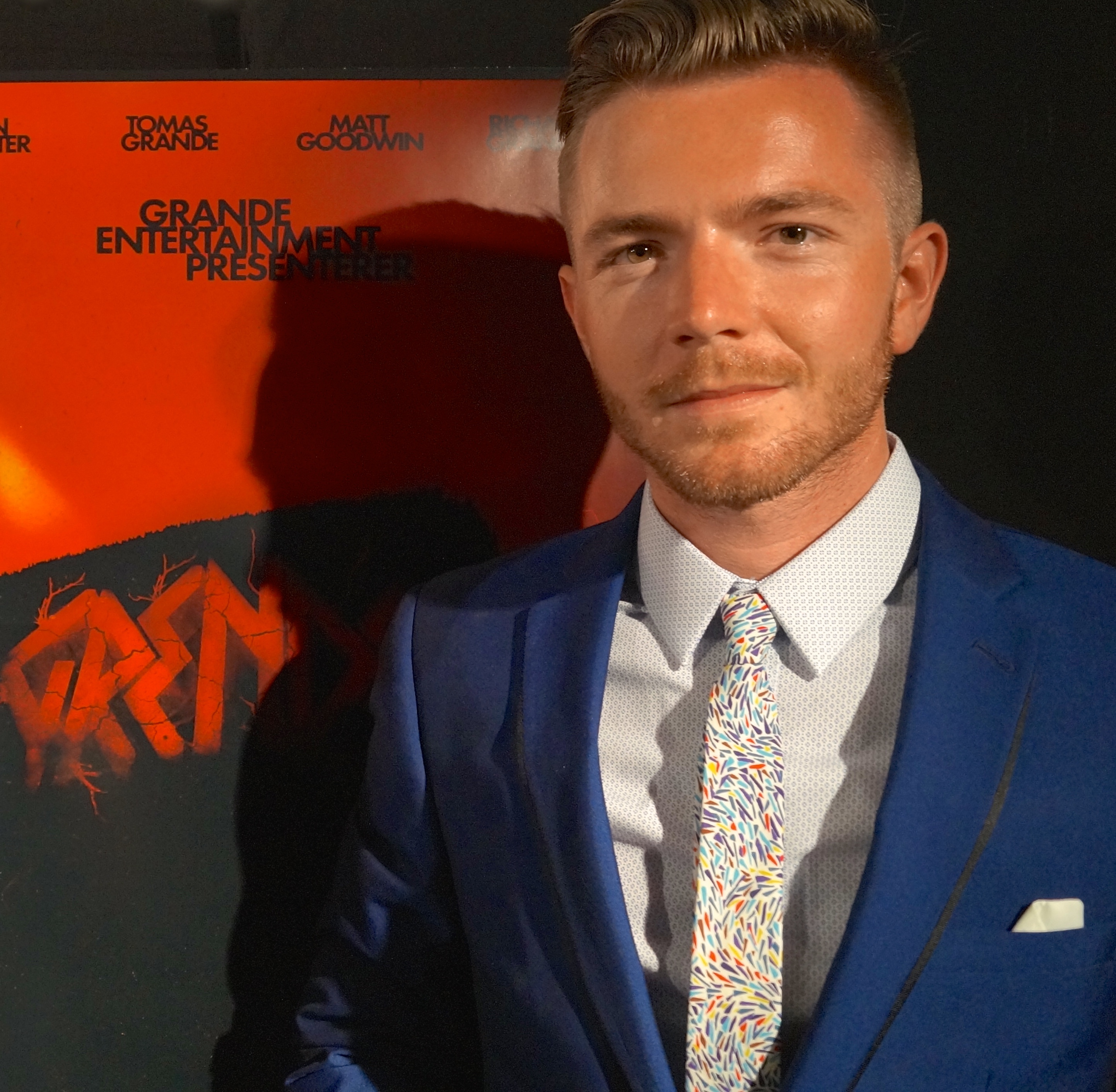 At the Grendel film premiere in Trondheim, Norway (August 2015)