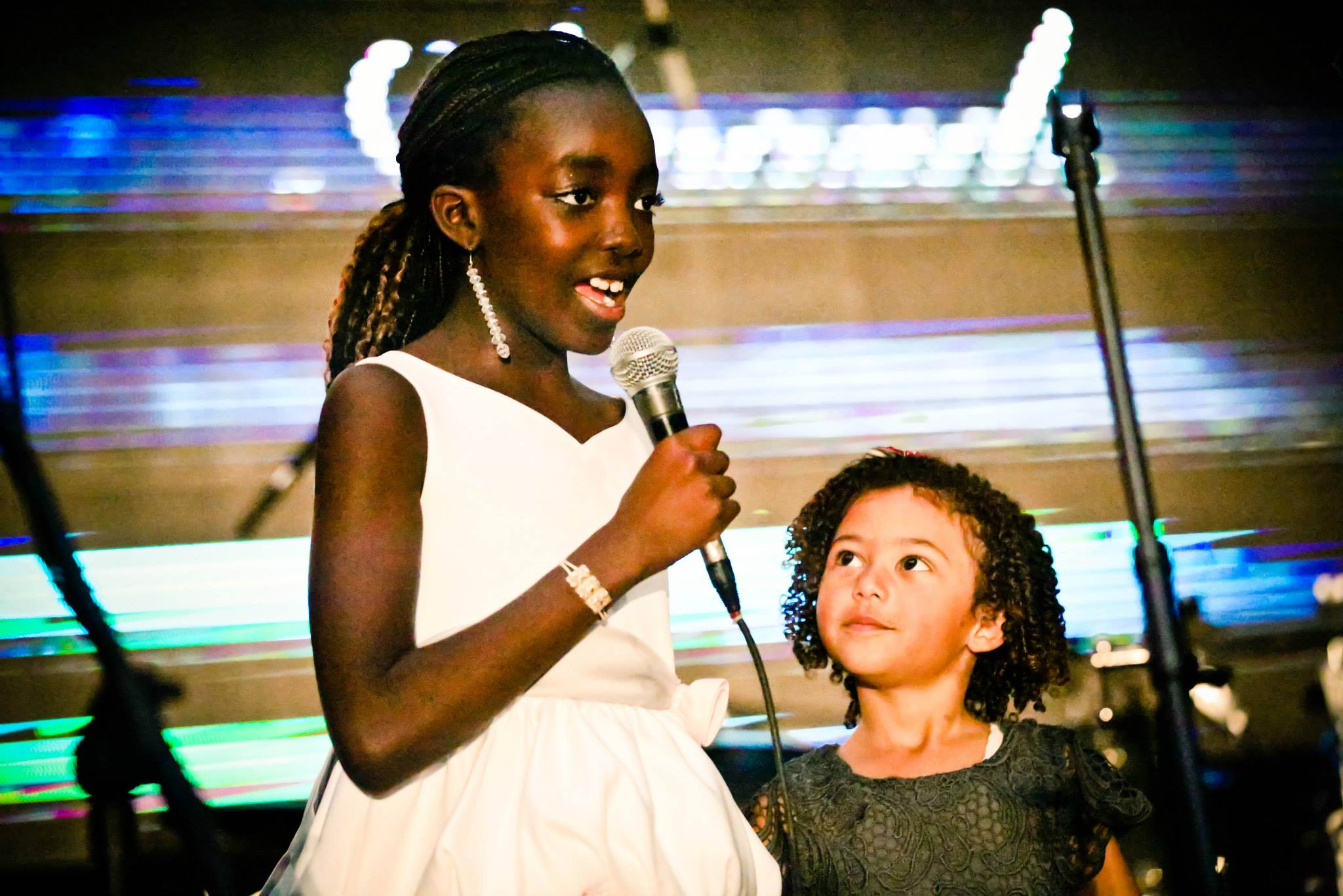 Aaliyah Cinello at Planet Africa Awards with my friend Anika Mawa presenting to Dr. Bernice King, Martin Luther King's Daughter.