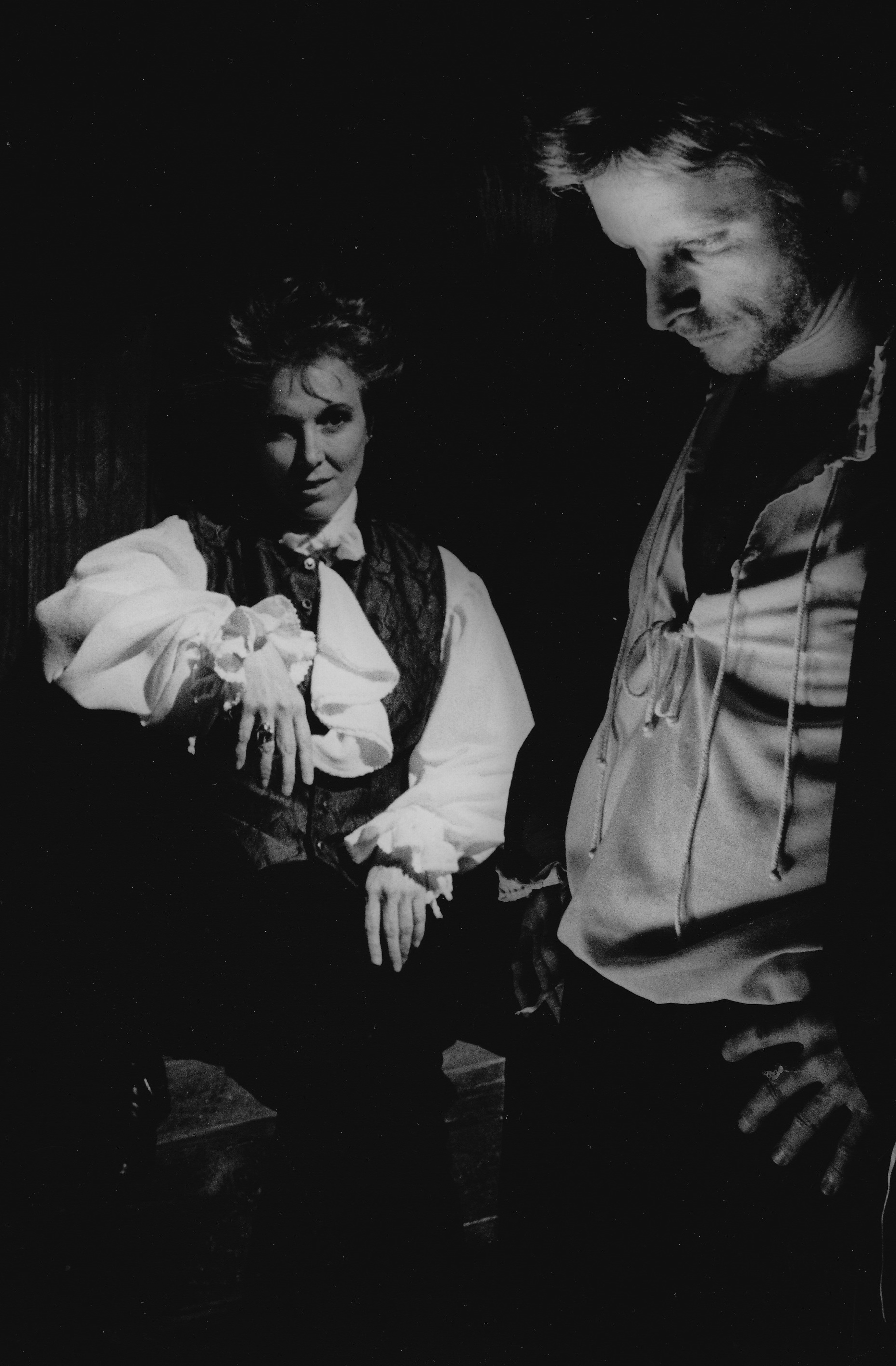 As Mephistopheles in Faustus with Dikran Tulaine, Atlanta Shakespeare Company