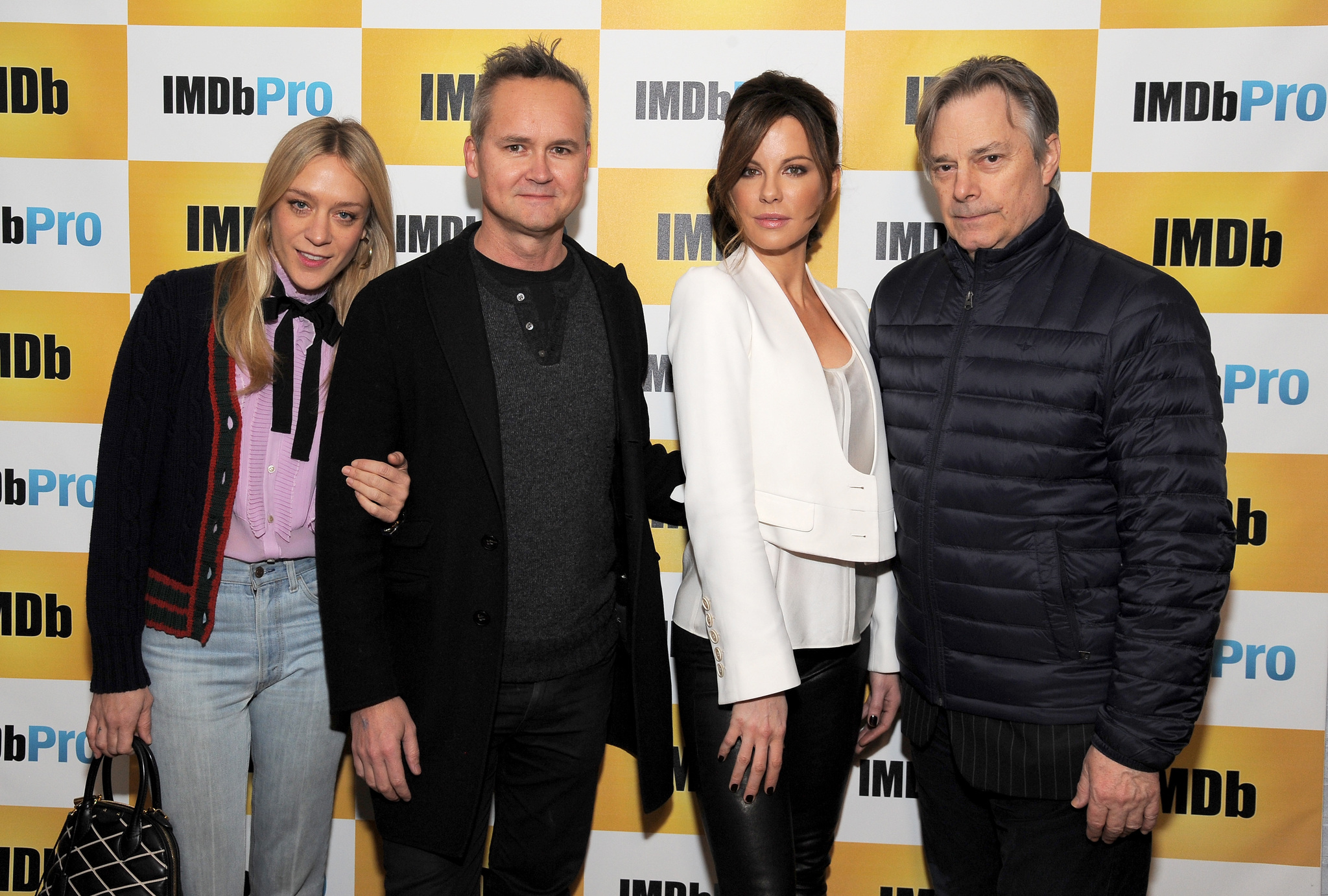 Kate Beckinsale, Chloë Sevigny, Whit Stillman and Roy Price at event of The IMDb Studio (2015)