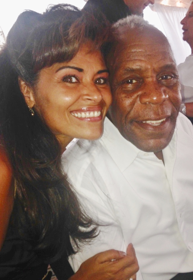 With Danny Glover at Classics4Cancer Benefit 07/26/15
