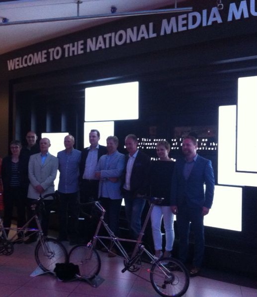 Production Team of Bicycle Documentary at the UK Premiere at the National Media Museum, Bradford