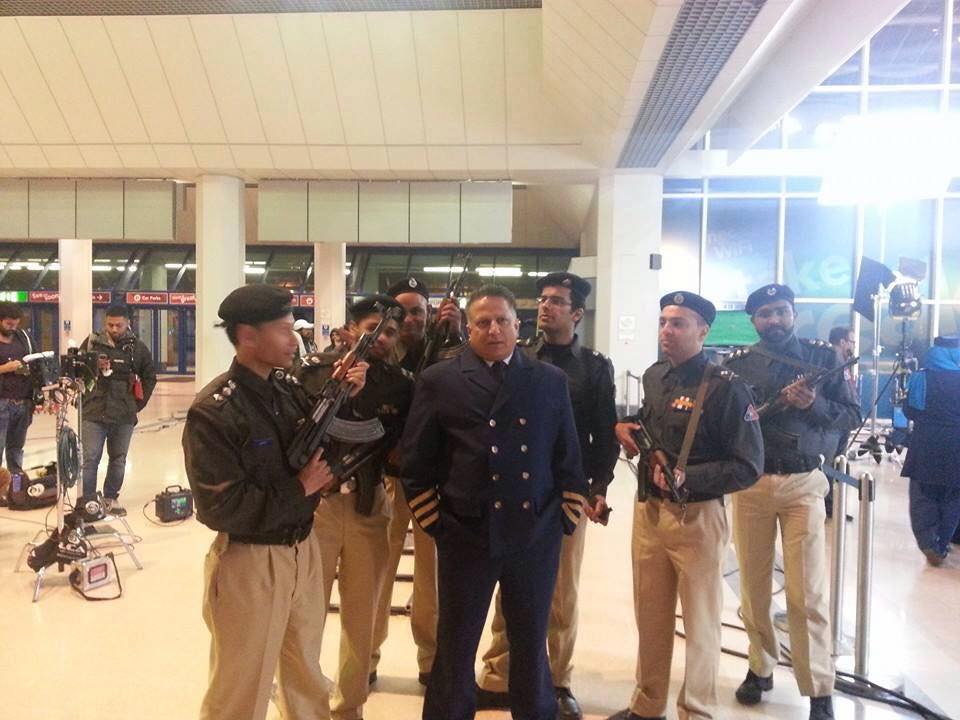 Atul Sharma and Sharif Islam in Welcome to Karachi (2015)