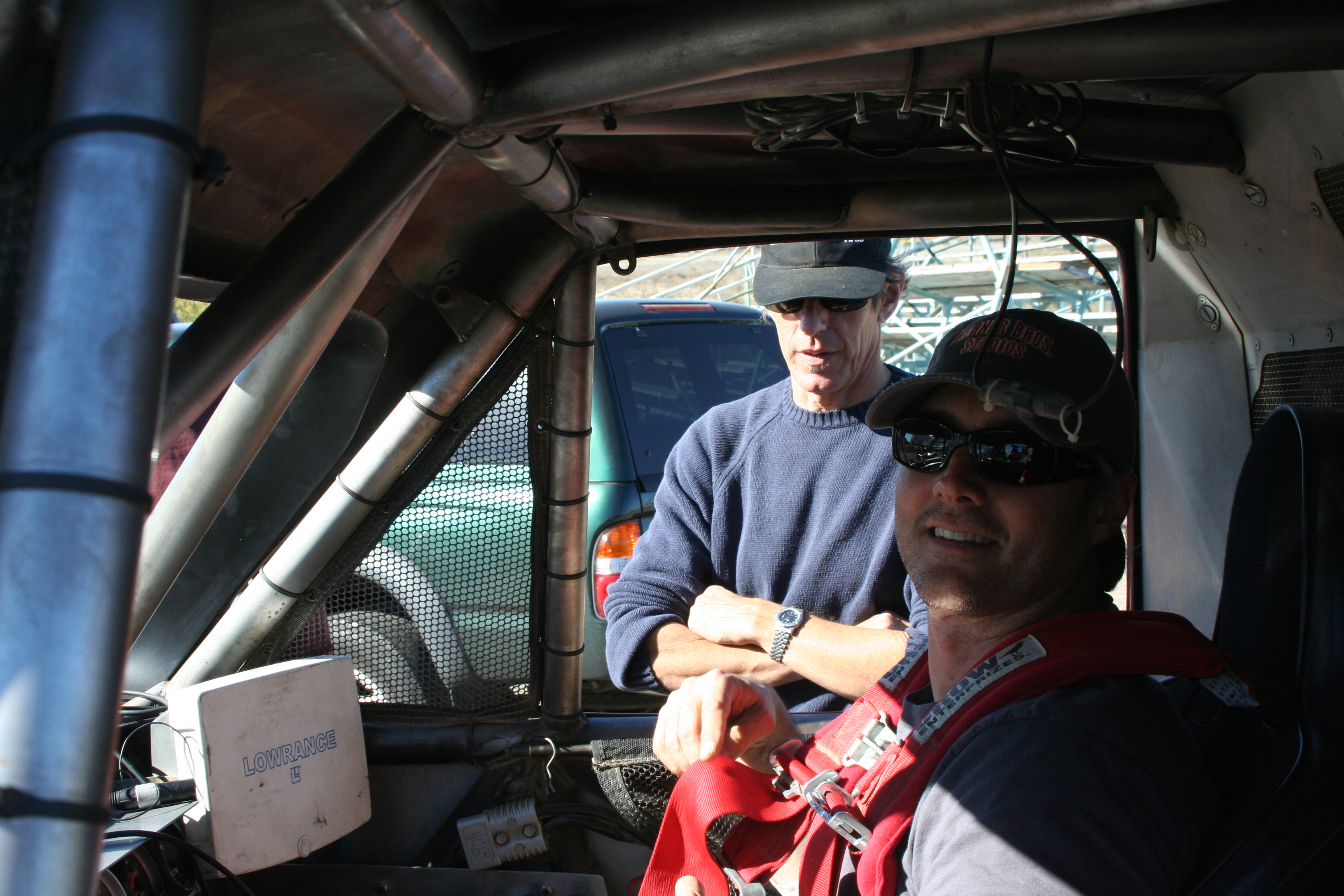 Bryan Watkins & John Fasal Recording Baja 1000 Trucks