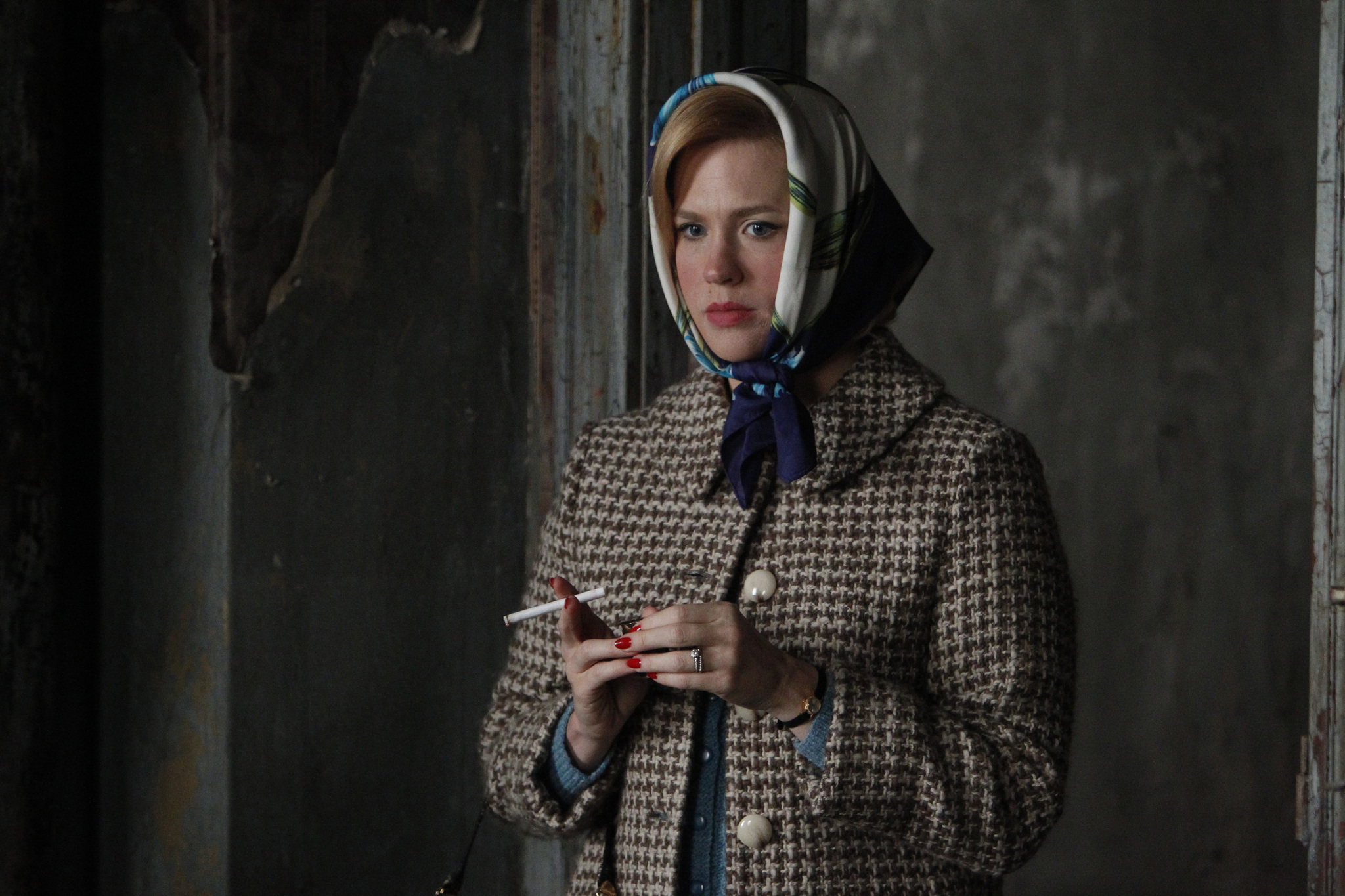 Still of January Jones in MAD MEN. Reklamos vilkai (2007)