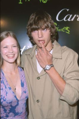 January Jones and Ashton Kutcher