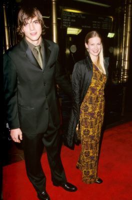 January Jones and Ashton Kutcher at event of Reindeer Games (2000)