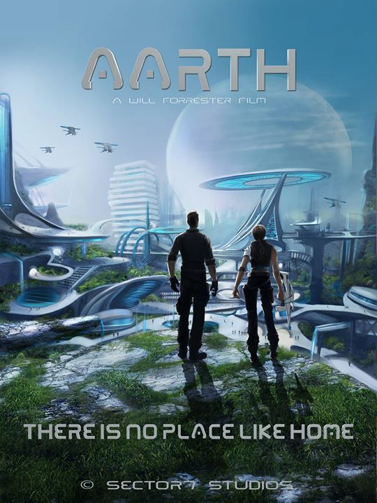 Poster for the upcoming Will Forrester Sci Fi film, Aarth. Dean Dawson plays Commander Wellington. 