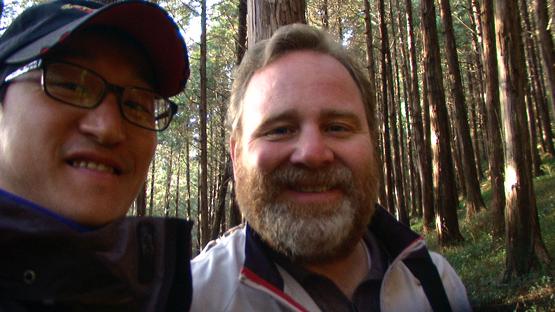 Dean Dawson (right) with Director Kwang (left) for a Tourism Korea commercial.