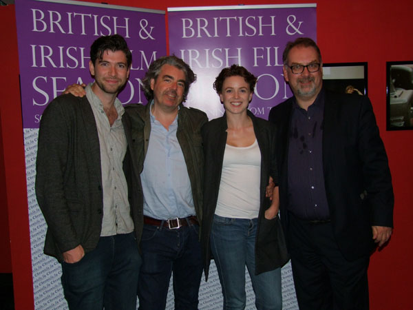 Jack Hickey, Stephen Bradley (Nobel), Lorna Larking and Geoff Thompson(festival director)