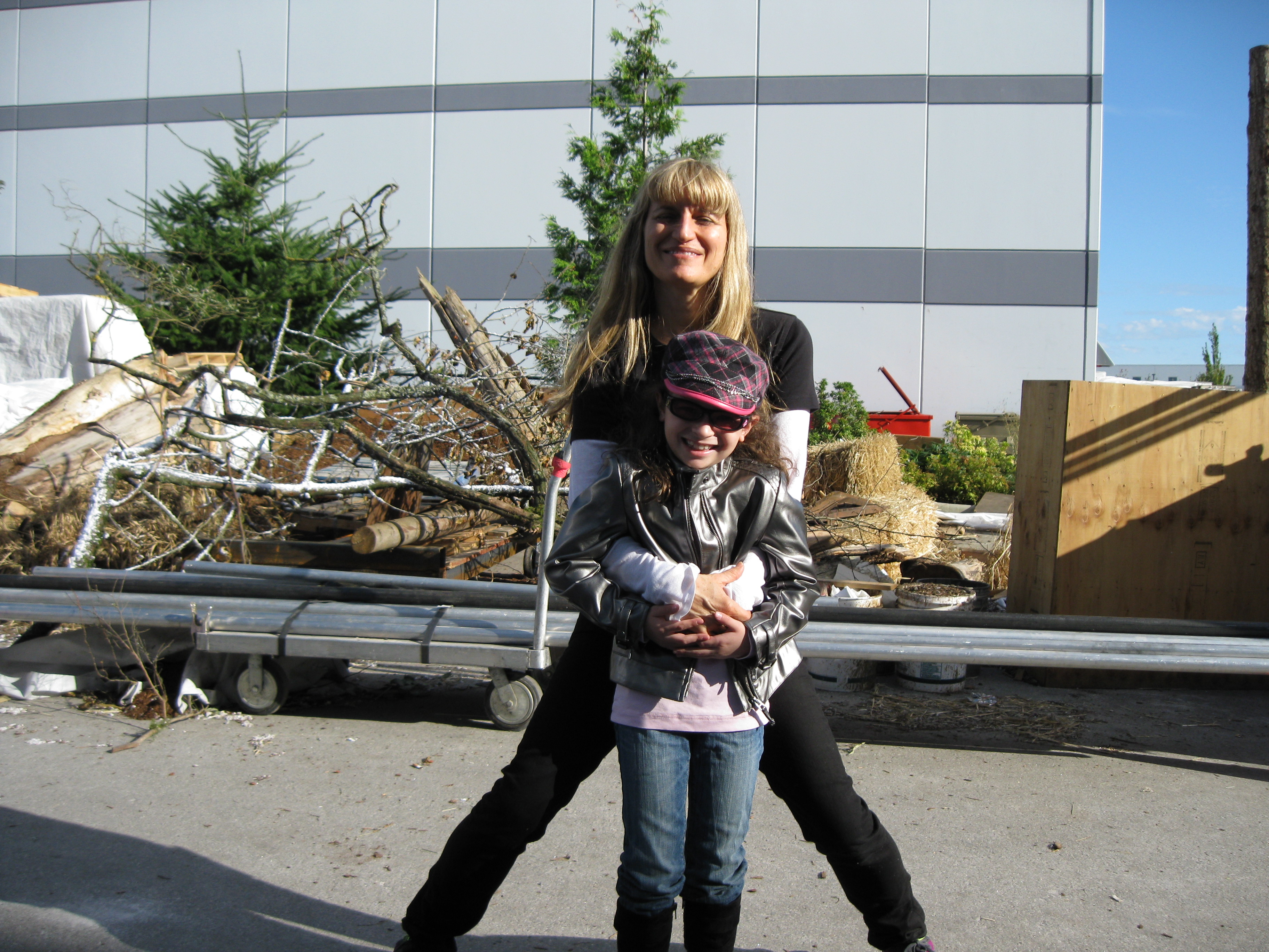 Dalila Bela & Dir. Catherine Hardwicke on the set of 