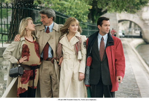 Still of Sam Waterston, Kate Hudson, Thomas Lennon and Naomi Watts in Le divorce (2003)