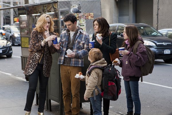 Still of Katie Finneran, Betsy Brandt, Juliette Goglia, Conor Romero and Jack Gore in The Michael J. Fox Show (2013)