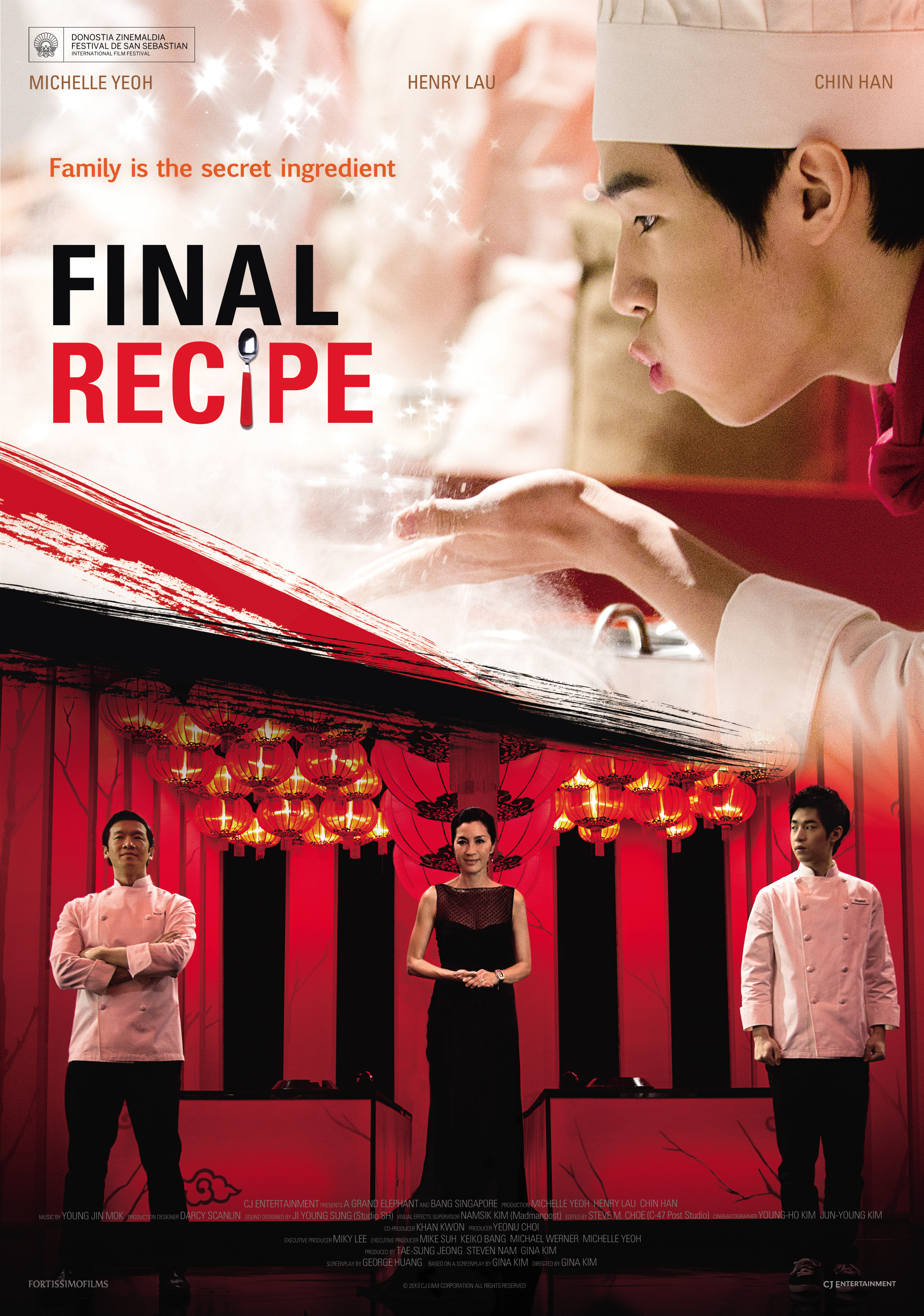 Michelle Yeoh, Chin Han and Henry Lau in Final Recipe (2013)