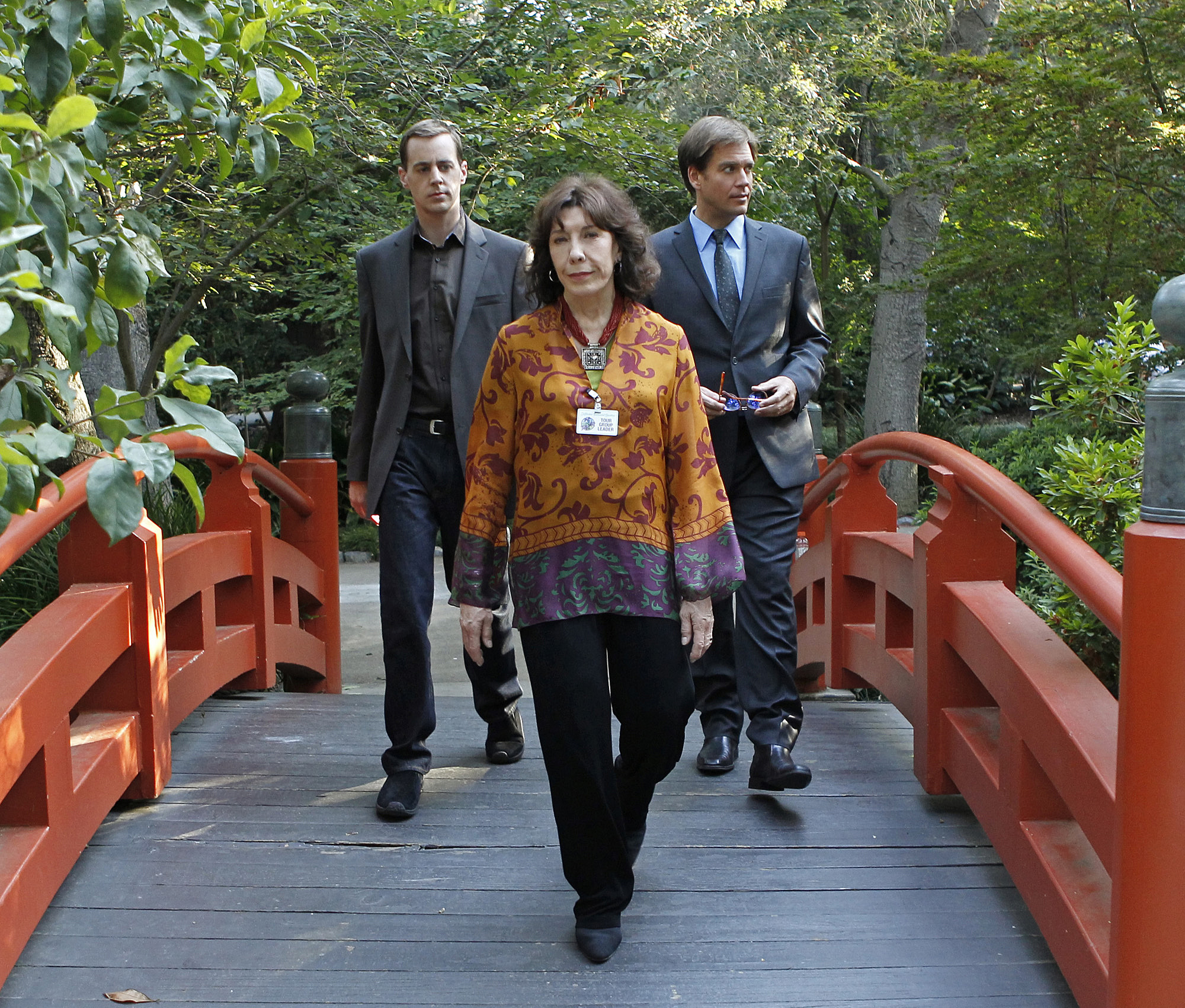 Still of Lily Tomlin, Sean Murray and Michael Weatherly in NCIS: Naval Criminal Investigative Service (2003)