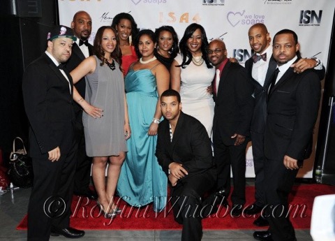 The cast of Anacostia the web series at The 4th Annual Indie Soap Awards(ISA4)held on February 19, 2013 at New World Stages in New York.