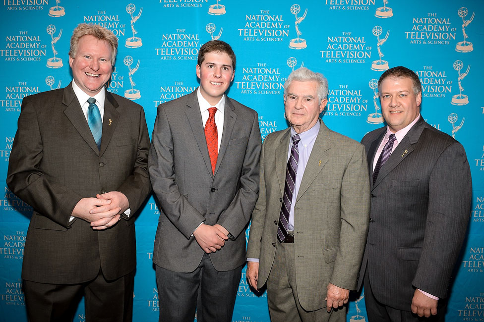 Sports Emmy Awards with NATAS scholarship recipient