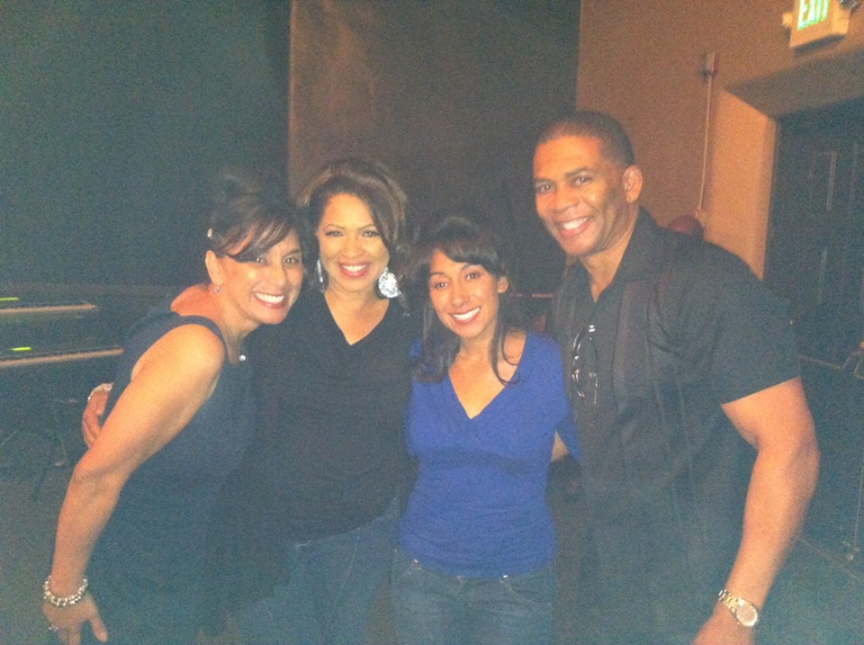 After the theater in Sacramento with Luana Munoz and Rick Richardson.