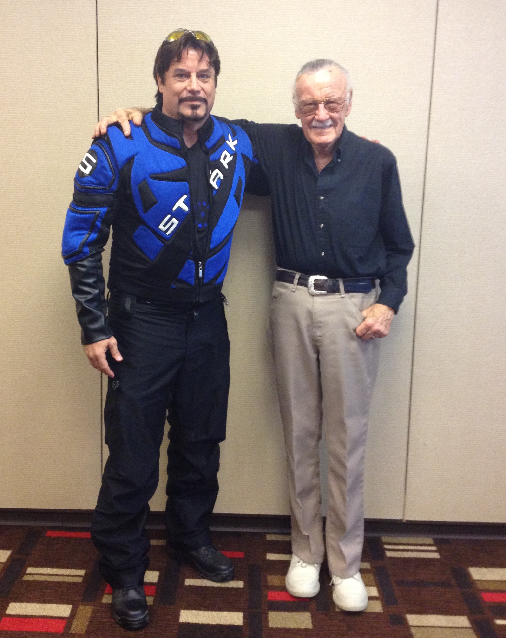Tony Stark and Stan Lee and I 2012