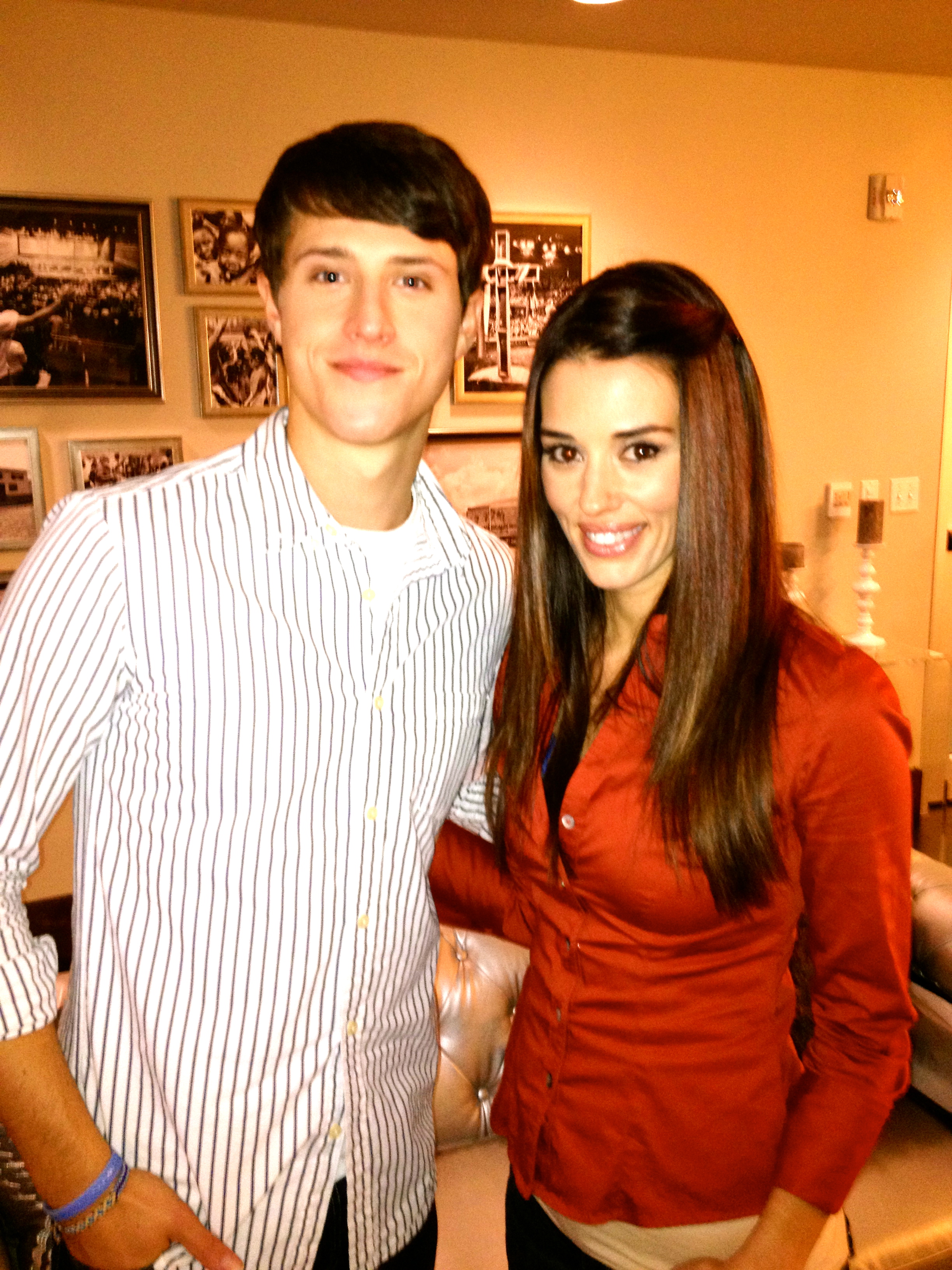 On the set of GODS NOT DEAD with the talented Shane Harper...