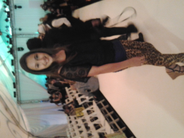 Ariana Guido at fashion show.Fashion week KTLA