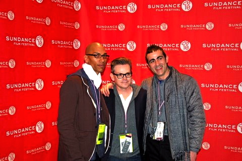 Sundance Film Festival with Producer's Andre Jones and Hutch Hutchinson.
