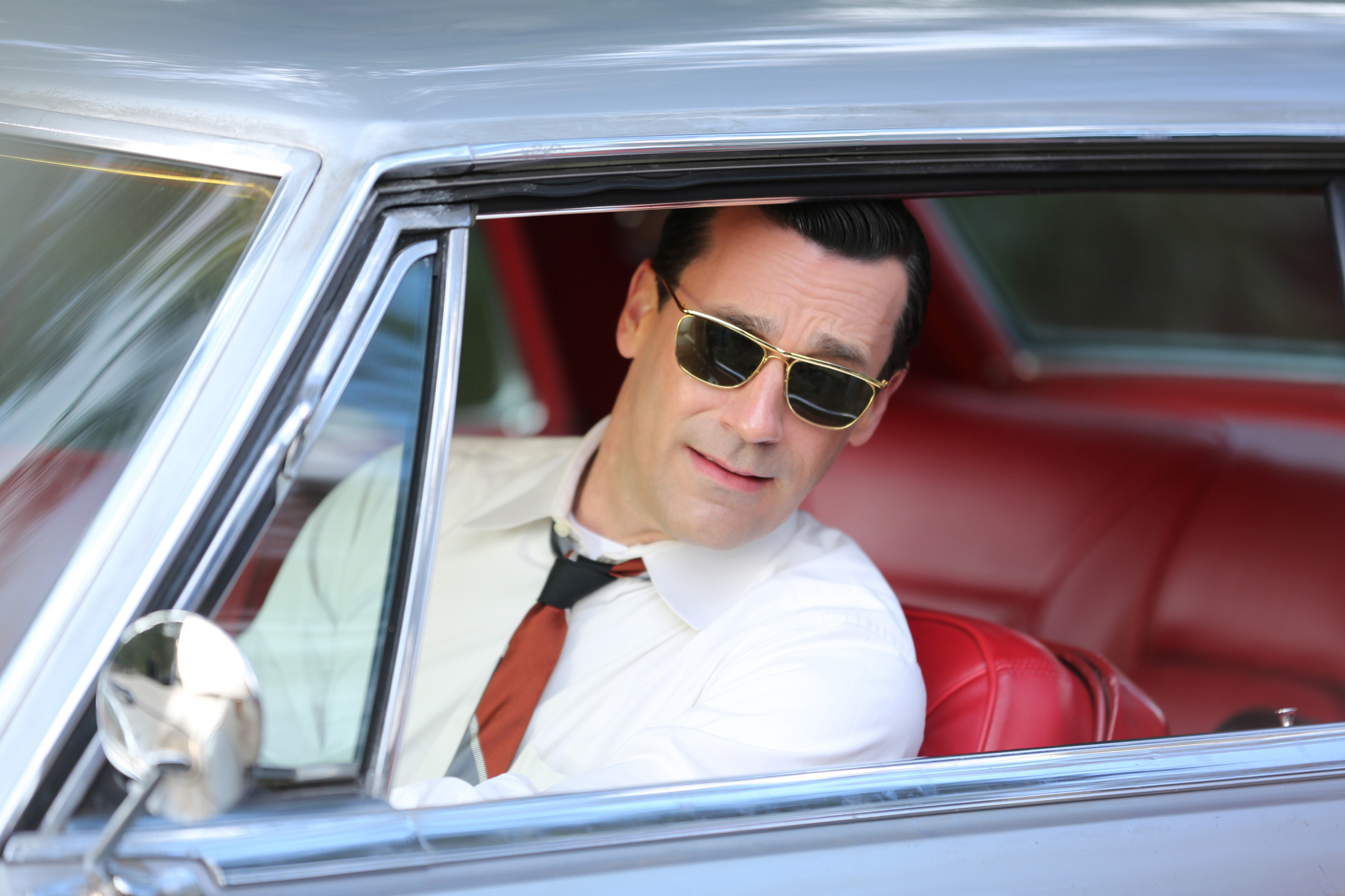 Still of Jon Hamm in MAD MEN. Reklamos vilkai (2007)