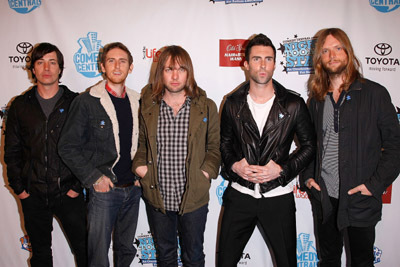 Adam Levine, James Valentine, Jesse Carmichael, Ryan Dusick and Mickey Madden