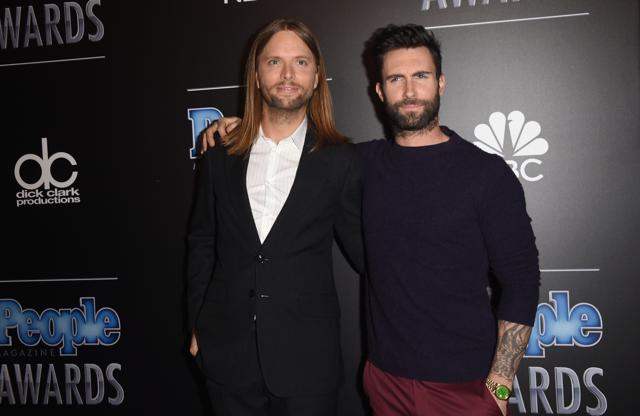 Adam Levine and James Valentine