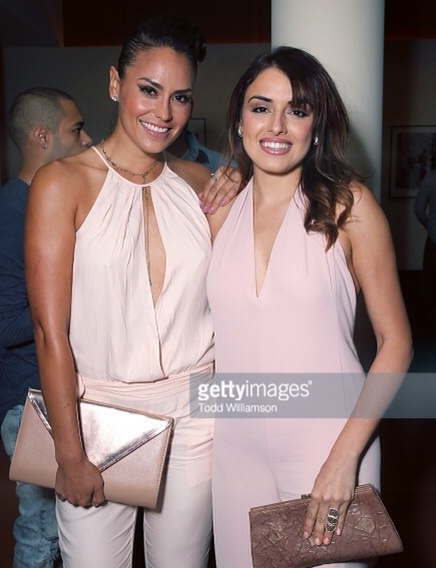 Jes Meza and Vannessa Vasquez at the screening for 