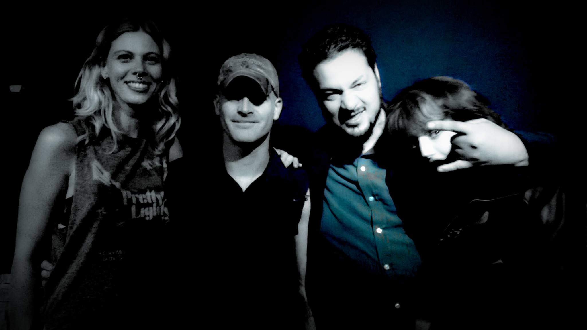 with actress Sarah-Joy Elizabeth, musician Michale Graves, and actress Red Statyk.
