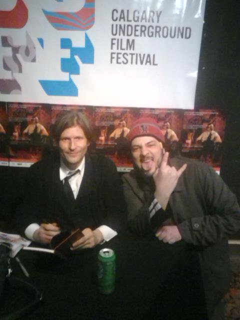with actor Crispin Glover