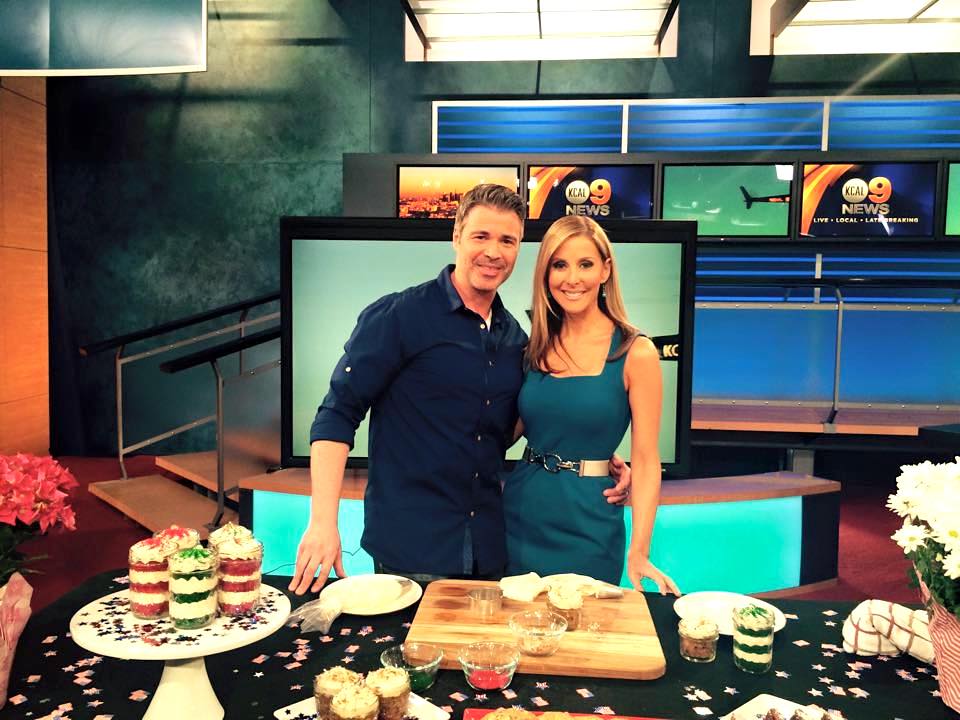 CBS KCAL 9 News, Cooking with Anchor Lisa Sigell