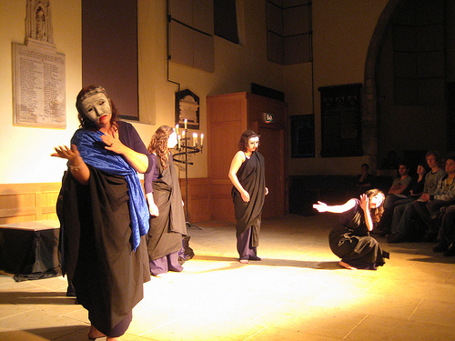 world-premiere opera Antigone May 2008, York UK Queen Euridice