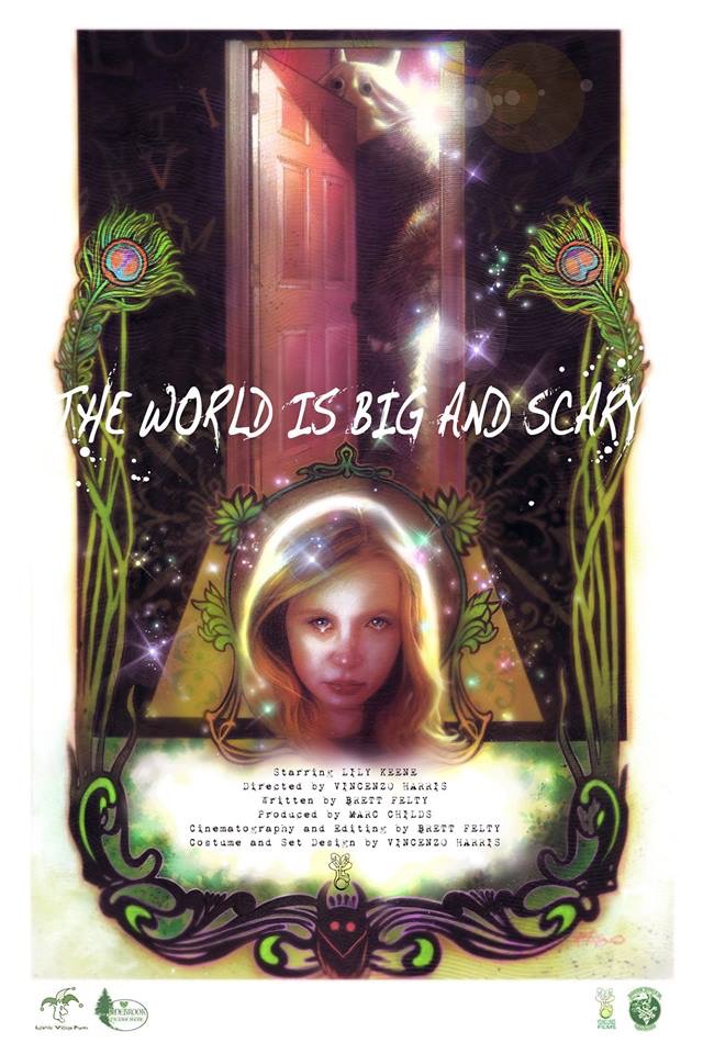 Lily Keene featured on the poster of The World Is Big And Scary