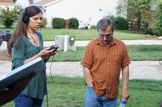 Working Sound on set of The Watchers: Revelation.