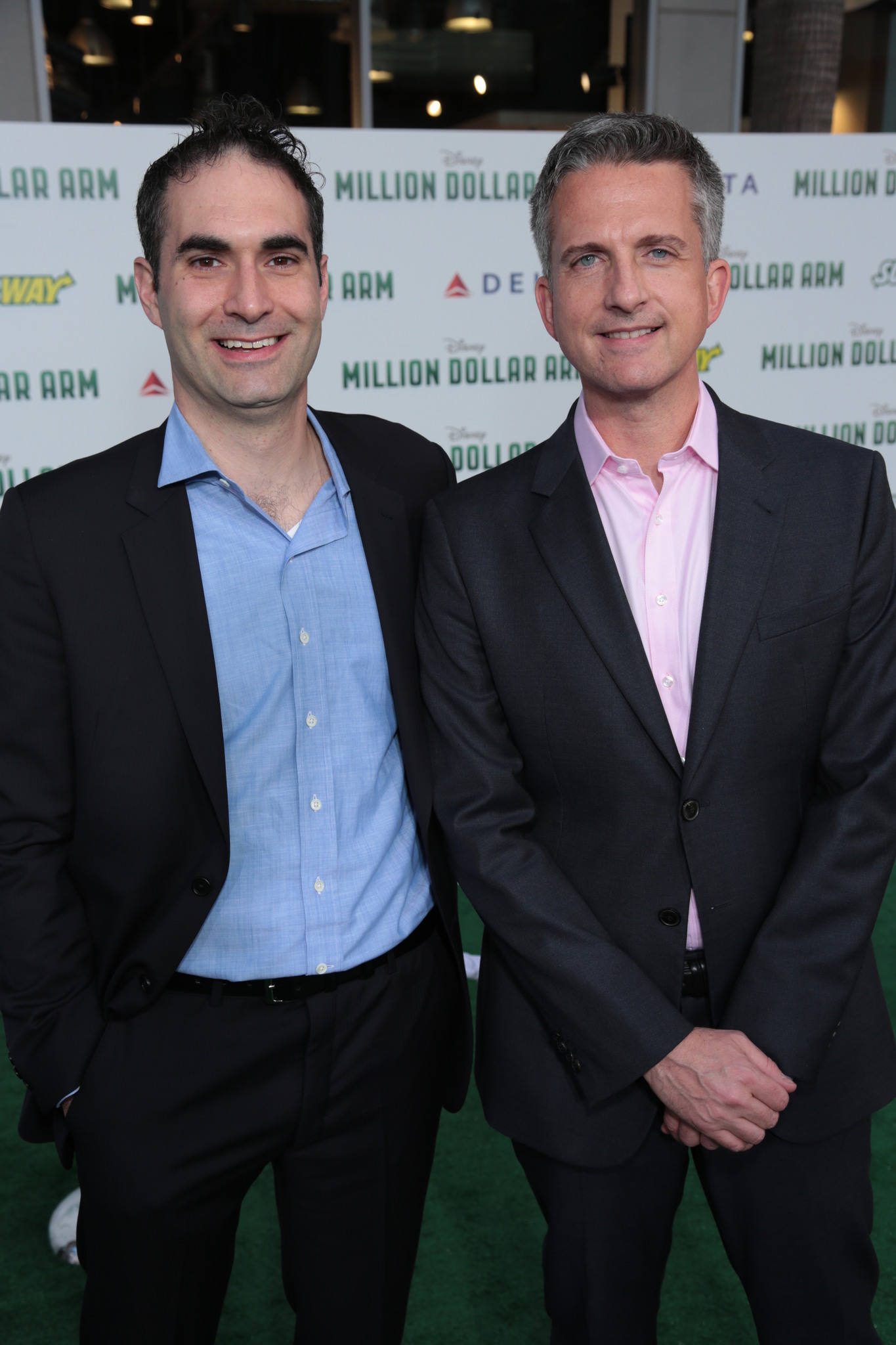 Bill Simmons and Connor Schell at event of Million Dollar Arm (2014)
