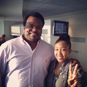 With Craig Robinson at Radio One Washington, DC