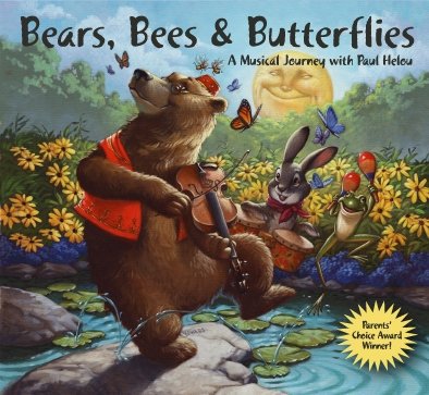 Paul Helou's award-winning children's CD, Bears, Bees & Butterflies