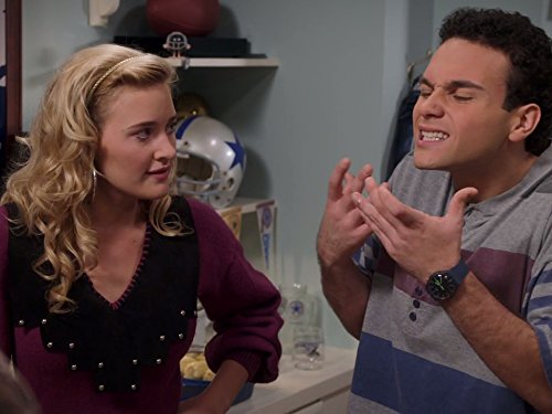 Still of AJ Michalka and Troy Gentile in The Goldbergs (2013)