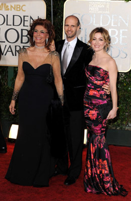 Sophia Loren, Sasha Alexander and Edoardo Ponti