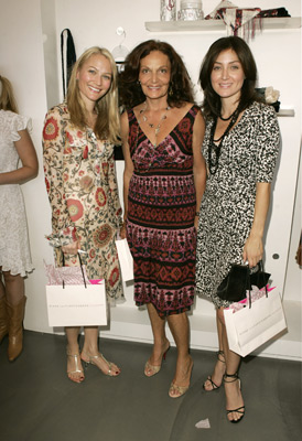 Sasha Alexander, Diane von Fürstenberg and Sarah Wynter