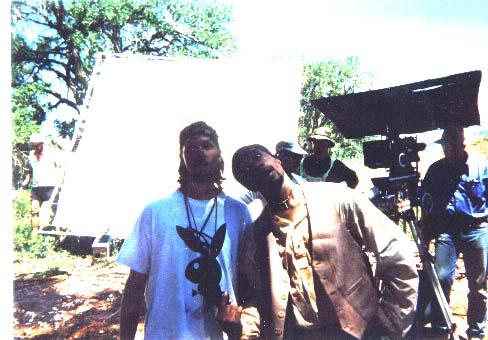 Myself and MC Hammer On-Set: 