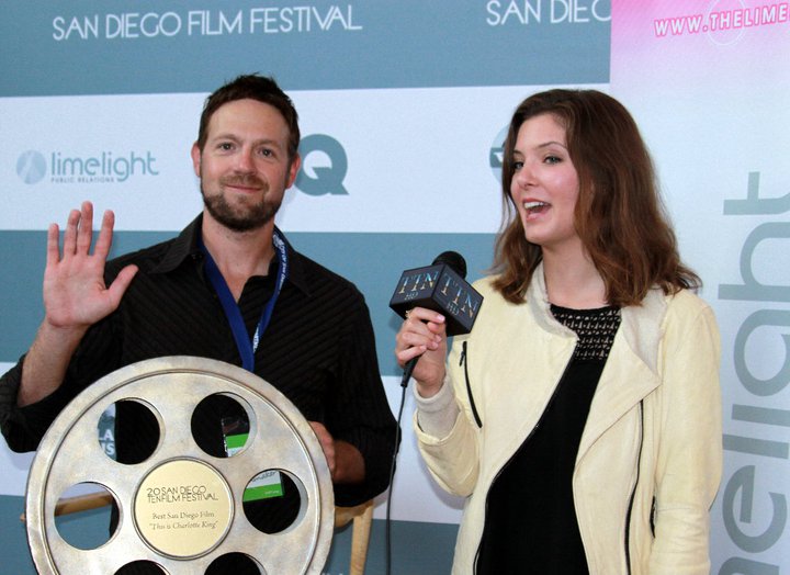 Jeff Durkin winning best film at the San Diego film festival 2010