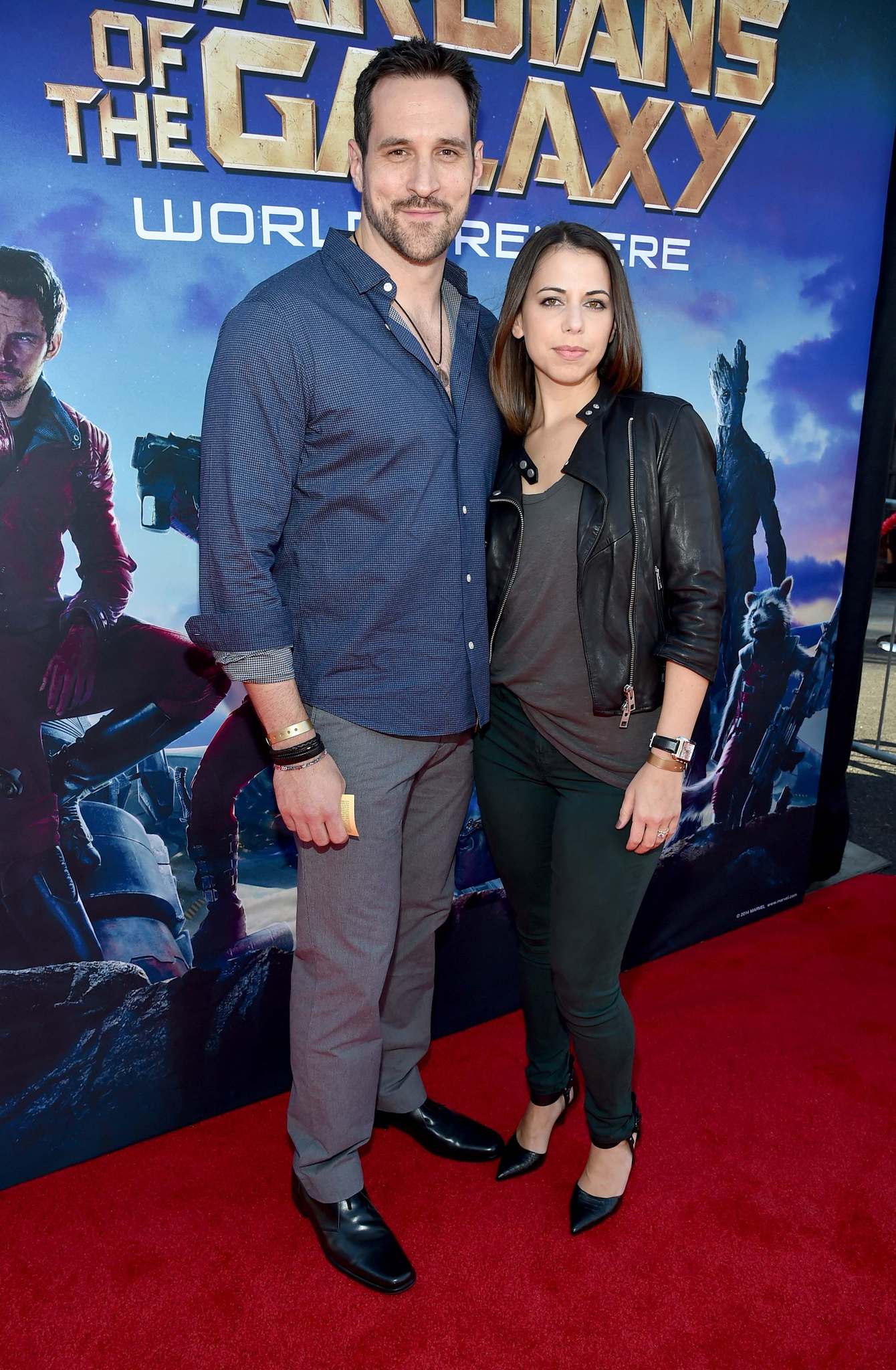 Travis Willingham and Laura Bailey at event of Galaktikos sergetojai (2014)