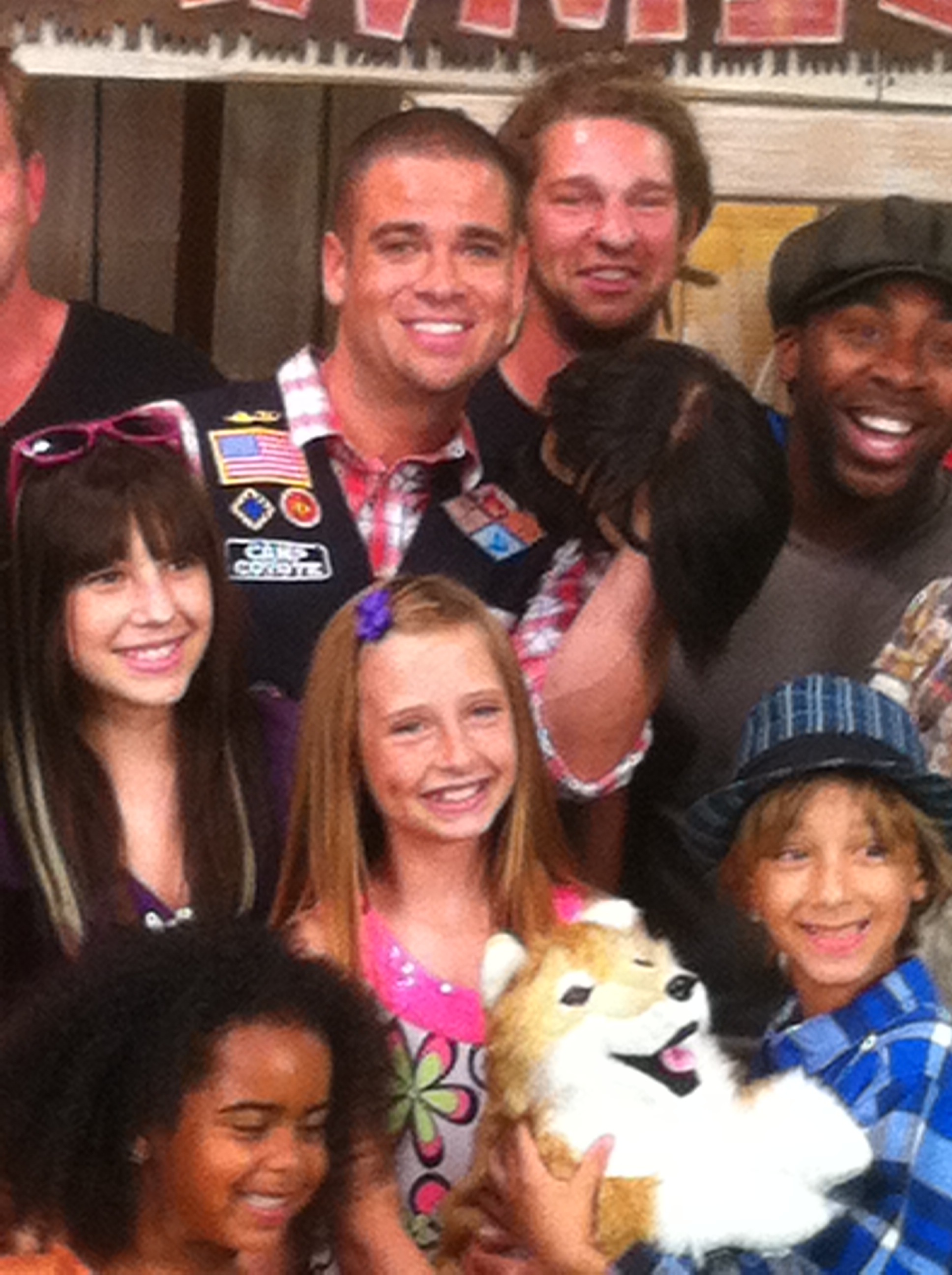 Working with Mark Salling (