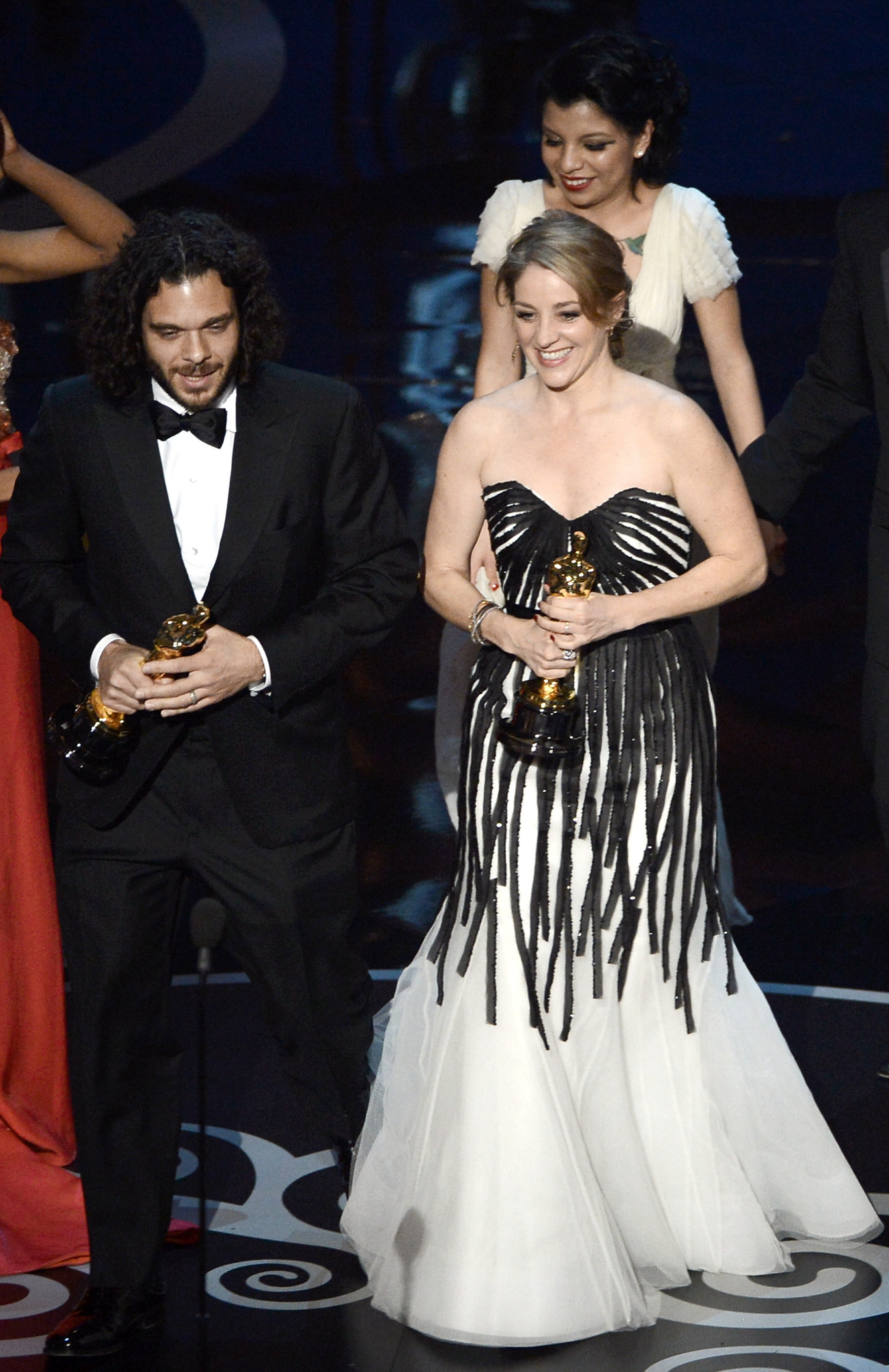 Sean Fine and Andrea Nix at event of The Oscars (2013)