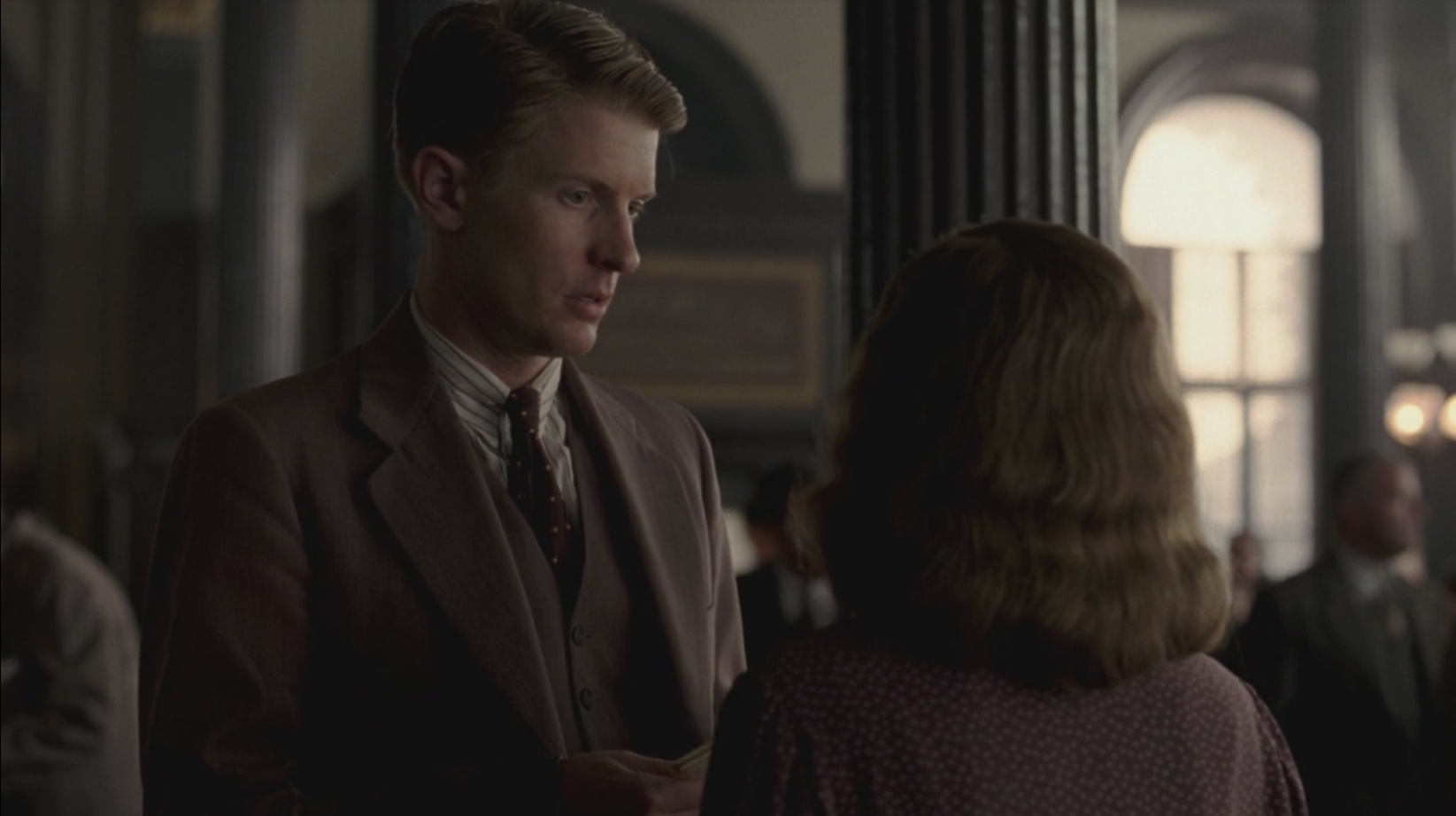 Still of David Kubicka with Kelly MacDonald in Boardwalk Empire (2014)